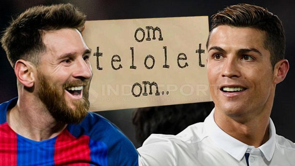 Cristiano Ronaldo vs Lionel Messi - INDOSPORT